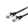 pEQUIP/p 606101 CAVO RETE CAT.6A S/FTP NERO 0.25MT -4 X 2 AWG 26/7-5